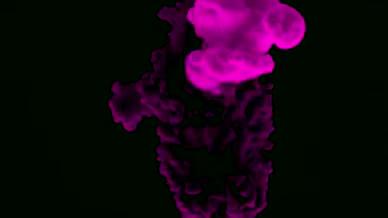 粉色烟雾艺术抽象云雾气喷涌视频的预览图